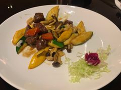 黑椒灵菇牛柳粒-外高桥喜来登酒店采悦轩