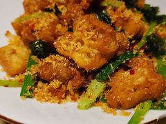 大漠金沙蒜香排骨-绿茶餐厅(朝阳大悦城店)
