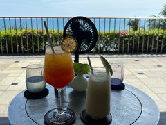 -日落吧·海景咖啡厅·餐酒吧·鸡尾酒·下午茶·乐队表演·浪漫夕阳·三亚文华东方酒店