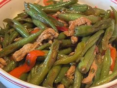 豆角丝炒肉拌转百刀-日上三甘(三里屯店)