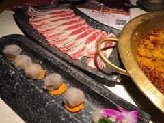 干贝咸蛋黄虾滑-哥老官重庆美蛙鱼头(西湖银泰十一哥店)
