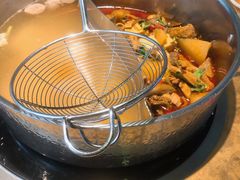 牛杂鸳鸯锅-左庭右院鲜牛肉火锅(南通CBD大有境店)