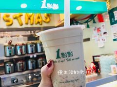 燕麦奶茶+波霸-1点点(丰盛町店)