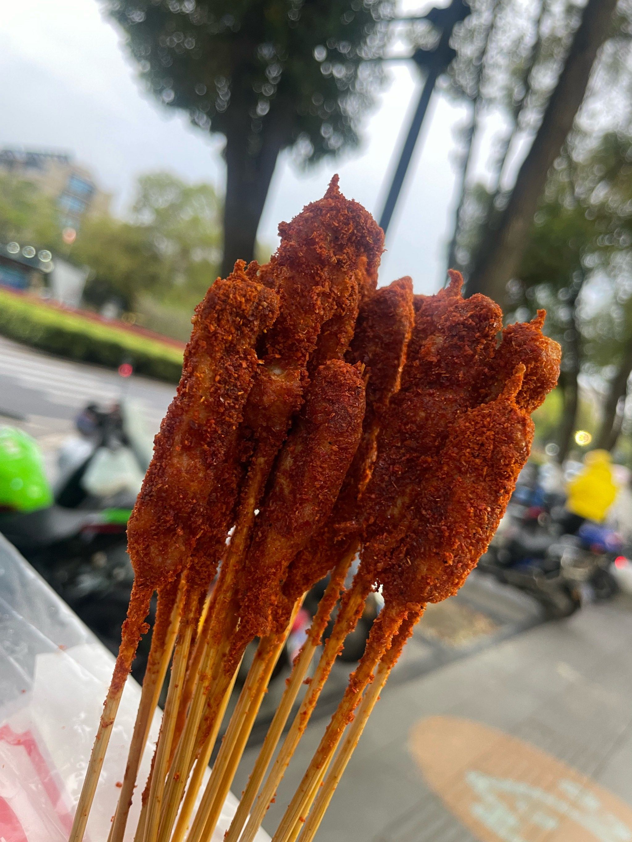 好辣好辣好辣的鸡肉串