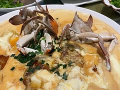 梭子蟹炖蛋-启东海鲜人家(古美路店)