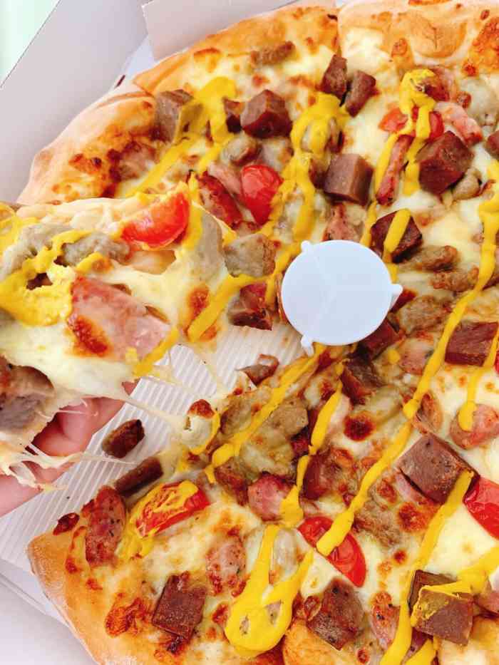 101比萨(老虎滩店)-"[馋]外卖来的四人套餐,披萨很好吃的,还.