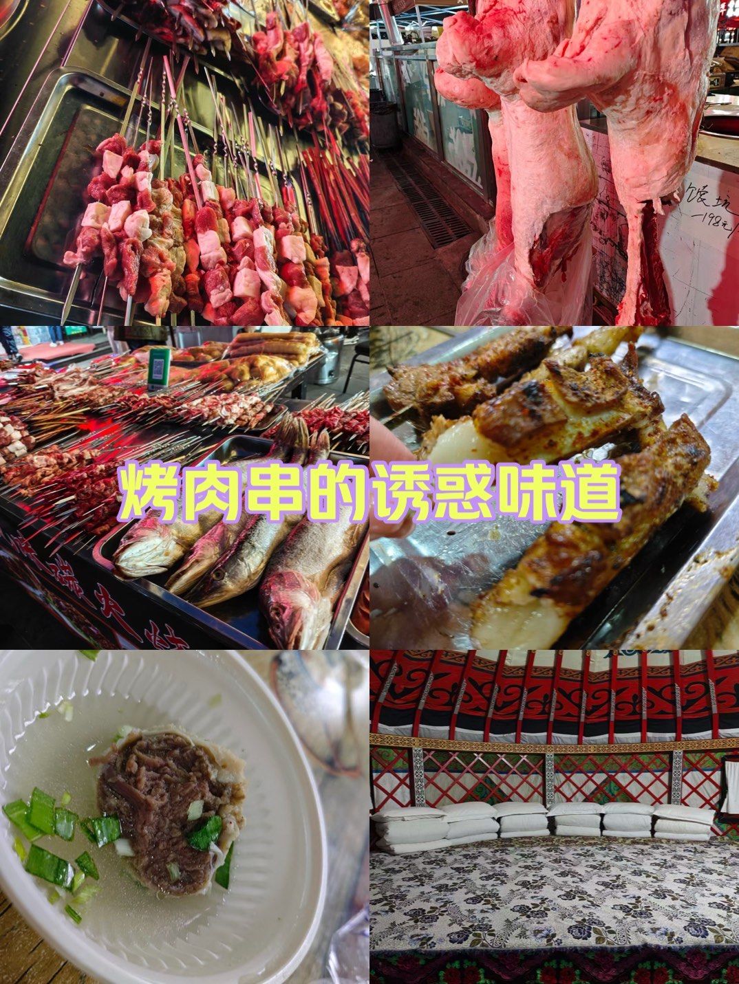 n吃饱赶紧滚回蒙古包,盖了两床被子才没那么冷.
#草