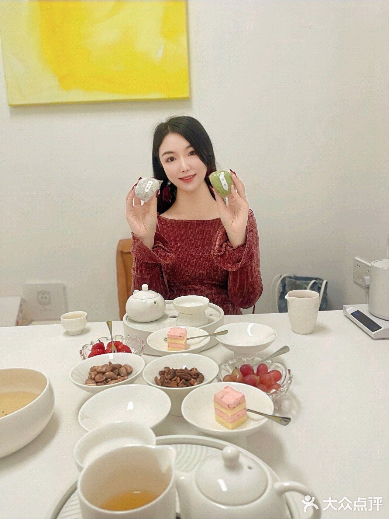 美味的甜点🍧 软糯的大福🍣 它来了