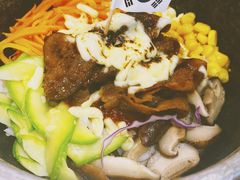 拉丝奶酪肥牛石锅拌饭-Meet Sun韩式大排档(五一广场7MALL店)