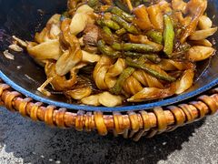 排骨豆角卷子-华盛园卷子王农家菜水库鱼