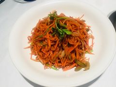 胡萝卜榨菜炒肉丝-106餐厅(山水文园店)