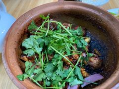 腊肠排骨煲-海口滨海新村143号海南老字号炒菜店