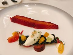 挪威烟熏三文鱼水晶黄瓜香槟奶油-福楼法餐厅FLO