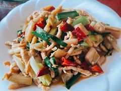 荷梗炒肉-谭家菜农夫山庄