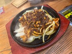铁板鱿鱼须-喇喇排骨火锅·传统韩式脊骨汤(望京西园总店)