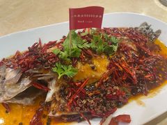 葱爆鱼-杨氏青龙虾·羊蝎子(珠江路店)