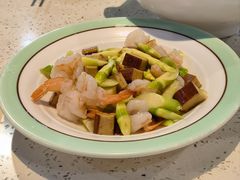 山竹笋凤尾虾-巧克力渔家.小船海鲜胶东菜(万平口店)