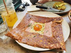 巴黎火腿鸡蛋芝士蘑菇可丽饼-RAC BAR(安福路店)