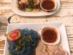 -蝶豆花蓝面条
