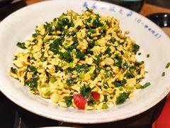 野胡葱炒土鸡蛋-吃饭皇帝大土家民族菜(正大广场店)