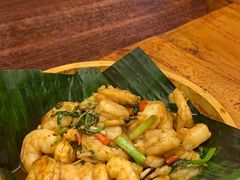 芭蕉叶包烧虾仁-滇香肴·云南菜蒸汽石锅鱼(云南北路店)