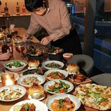 成都醉美夜景露天餐厅，看世界🏆杯+撸串+喝酒，巴适得很嘛！