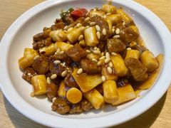 松子牛肉炒年糕-兔爸私家小厨(新北万达店)