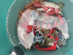 兰花蟹-霞涌市场海鲜摆卖区