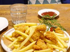 鸡米花薯条双拼-花舍·新派粤菜·西餐·下午茶(亚运村·鸟巢店)