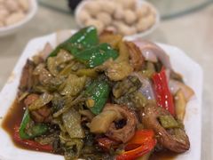 酸菜炒猪大肠-大唐靓汤江门私房菜(景田店)