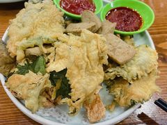 臭豆腐炸紫苏叶-绍兴名菜馆(可乐路店)