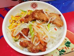 爆汁鸡排饭-北京大学-学五食堂