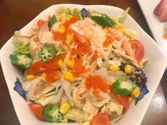 蟹味温泉蛋沙拉-初居食屋日式料理(万象城购物中心店)