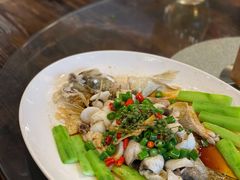 鲜花椒蒸桂花鲈-猪肉婆私房菜(容桂总店)