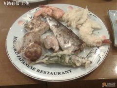 自助餐：烤秋刀鱼、多春鱼、章鱼丸-松子料理(白家庄店)