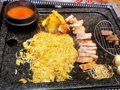 烤五花肉-韩阳王石板烤肉