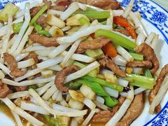 毛草根炒肉丝-老味道1992(武当山店)