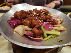 蒜香蜜汁排骨-绿茶餐厅(成都大悦城店)