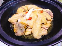 鲜人参水晶鸡-雅和生态渔庄·宜城锅巴饭(龙灵山公园店)