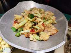 干锅丽水香菇花菜-探花·意境江南菜·唐伯虎文化体验店·松鼠桂鱼(观前店)