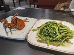蒜蓉炒空心菜-鑫悦楼煎蟹·16年海鲜大排档