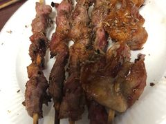 烤肥肠-老红桥炸灌肠牛肚锅烧烤(定福庄店)