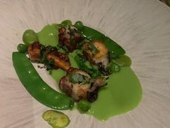 八爪鱼佐蚕豆泥-渡鲑亭(东二环泰禾广场店)