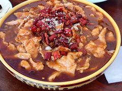 水煮肉片-天祥斋老北京八大碗烧烤家常菜(田村店)
