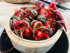 清蒸精品虾-小鳌陪你小排档·四季小龙虾·田鸡·宵夜(中央第五街店)