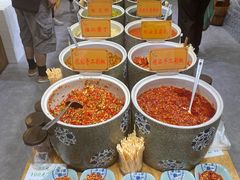 自助调料区-江小菜酱菜(南京夫子庙步行街店)
