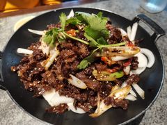 贝勒爷爆炒羊肉-华盛园卷子王农家菜水库鱼