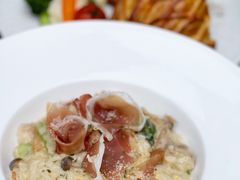 火腿蘑菇芦笋烩饭-JANS意式简餐厅·惠灵顿牛排