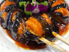 鲜虾酿茄子-大眼锅贴水饺(河东店)