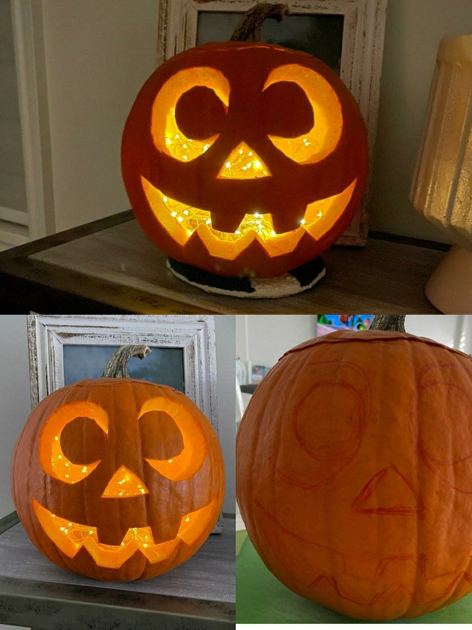 手工diy万圣节南瓜灯🎃大家觉得怎么样?